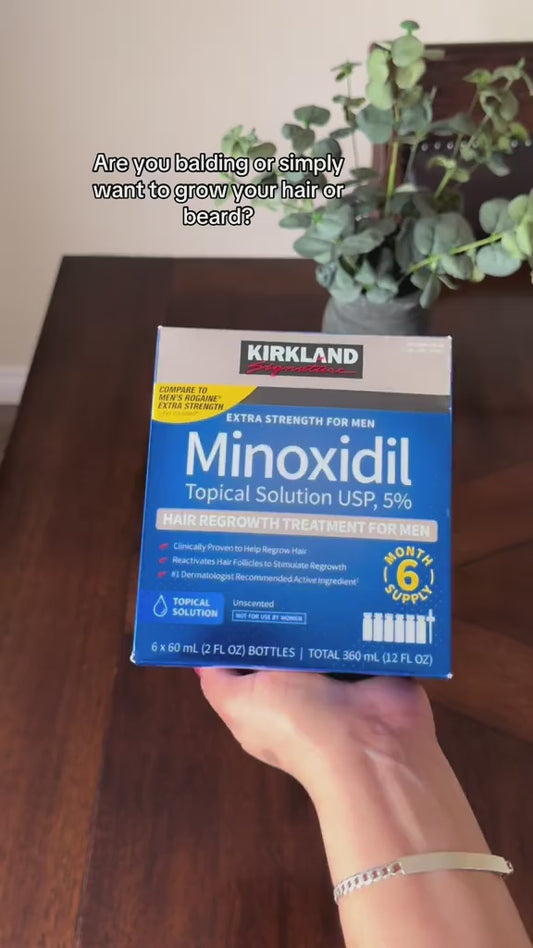 Kirkland Minoxidil 5% Topical Solution – liquide (2 Bottles)